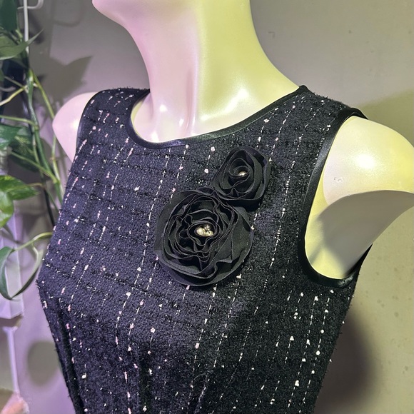 Vintage Jones New York Black Tweed Dress - Picture 3 of 8